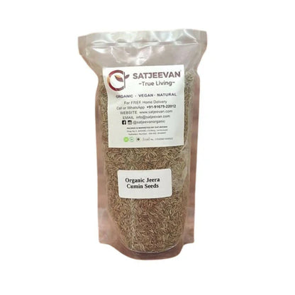 Satjeevan Organic Jeera Cumin Seeds - 250 gm