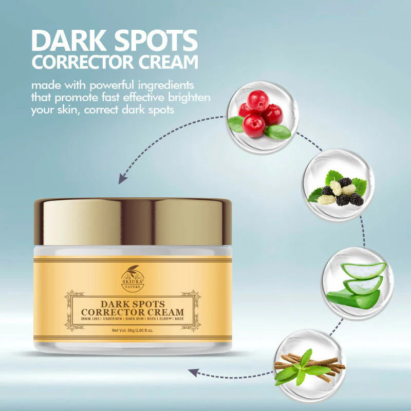 Skiura Nature Dark Spots Corrector Cream - 50 gm