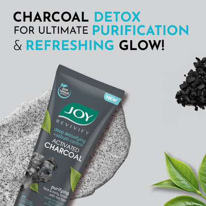 Joy Purifying & Exfoliating Charcoal Face & Body Scrub - 200 gm