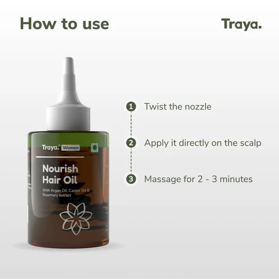 Traya Nourish Hair Oil - 100 ml