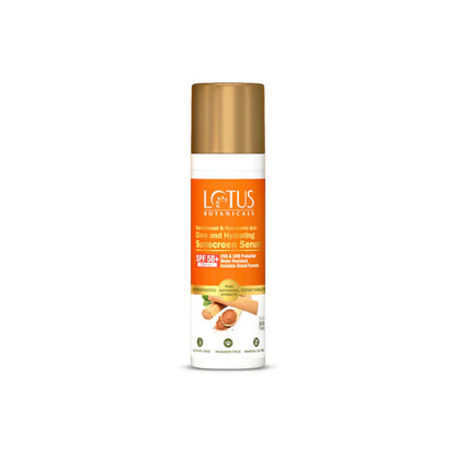 Lotus Botanicals Sandalwood & Hyaluronic Acid Glow and Hydrating Sunscreen Serum, SPF 50+, PA+++ - 30 ml