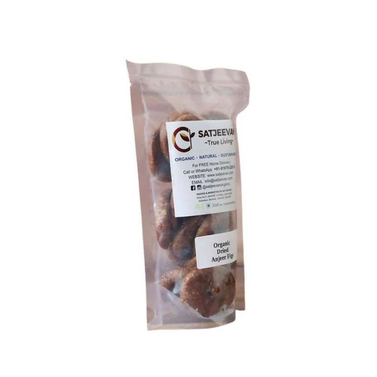 Satjeevan Organic Dried Anjeer Figs - 200 gm