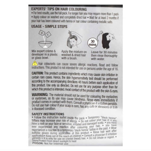 Godrej Expert Rich Creme Hair Natural Black Colour - Pack of 2