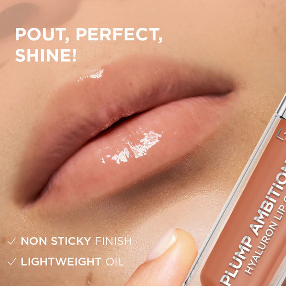 L'Oreal Paris Plump Ambition Hyaluron Lip Oil - 641 Latte Glace - 5 ml