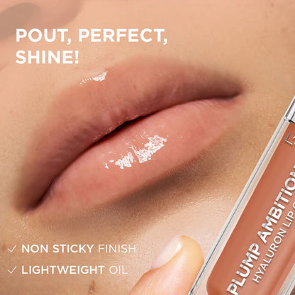L'Oreal Paris Plump Ambition Hyaluron Lip Oil - 641 Latte Glace - 5 ml