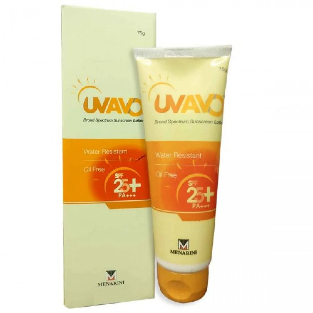 Menarini UV Avo Broad Spectrum Sunscreen Lotion - SPF 25+ - Pack of 2