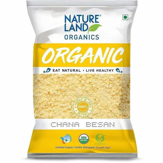 Nature Land Organics Chana Besan - 500 gm