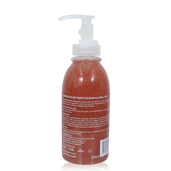 Garden Bliss Floral Spa Bath Scrub - 750 ml