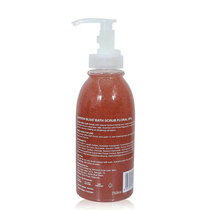 Garden Bliss Floral Spa Bath Scrub - 750 ml
