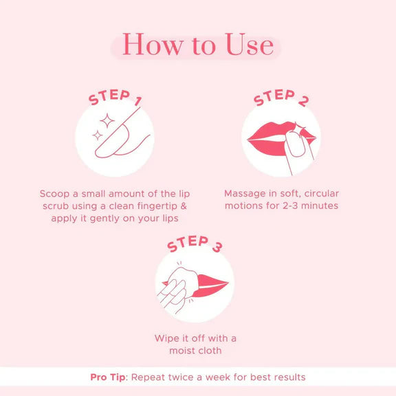 PureSense Strawberry Slush Lip Scrub - 5 ml