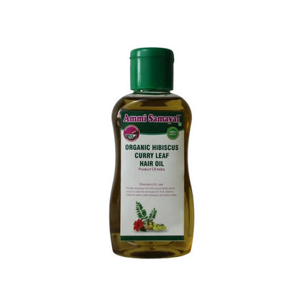 Ammi Samayal Organic Hibiscus and Curry Leaf Hair Oil - 100 ml