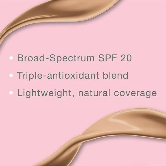 Neutrogena Healthy Skin Liquid Makeup Foundation, Broad Spectrum SPF 20 Feverfew,Classic Ivory - 30 ml