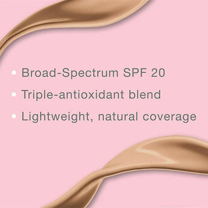 Neutrogena Healthy Skin Liquid Makeup Foundation, Broad Spectrum SPF 20 Feverfew,Classic Ivory - 30 ml