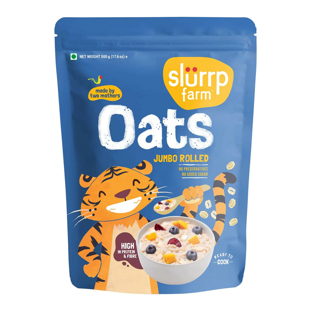 Slurrp Farm Rolled Oats (Jumbo Rolled) No Added Sugar