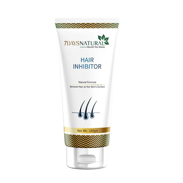 7 Days Organic Hair Inhibitor Permanent Hair Removal Cream - 100 gm