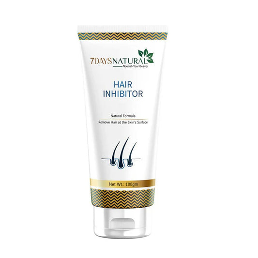 7 Days Organic Hair Inhibitor Permanent Hair Removal Cream - 100 gm