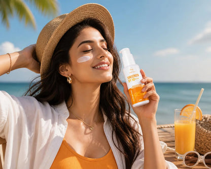 Milky Moon Sunscreen For Oily Skin Spf 50 Pa+++ Lightweight & Non-Greasy - 50 ml