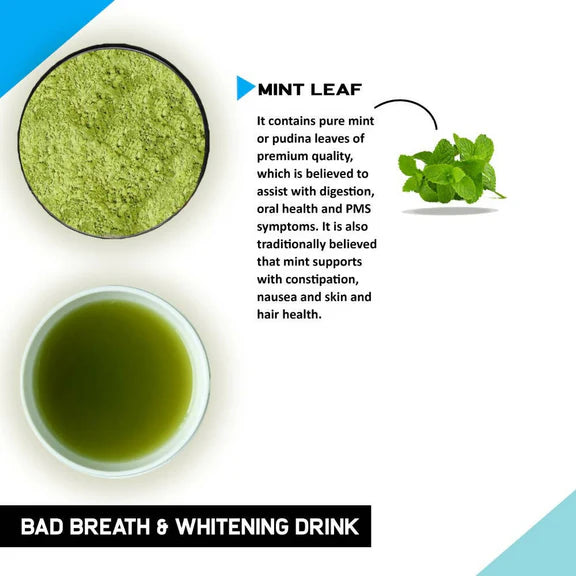 Just Vedic Bad Breath & Whitening Drink Mix - 200 gm