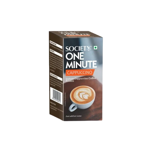 Society One Minute Cappuccino Coffee Premix - 5 Sachets