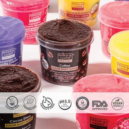 Bryan & Candy Coffee Sugar Body Scrub - 250 gm