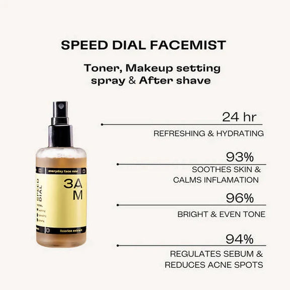 3 AM Speed Dial Hydrating Face Mist Spray - 100 ml