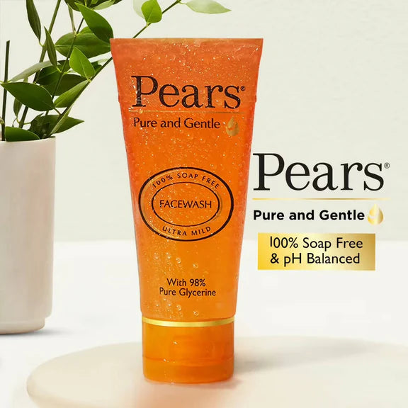 Pears Pure and Gentle Daily Cleansing Facewash - Mild Cleanser - 60 gm