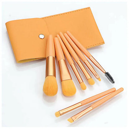 Favon Pack of 8 Professional Makeup Brushes with Free Pouch - Combo