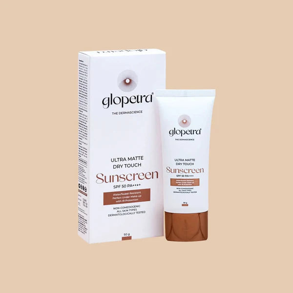 Glopetra Ultra Matte Dry Touch Sunscreen Spf 50 Pa+++ - 50 gm