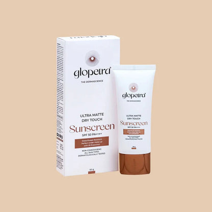 Glopetra Ultra Matte Dry Touch Sunscreen Spf 50 Pa+++ - 50 gm