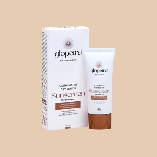 Glopetra Ultra Matte Dry Touch Sunscreen Spf 50 Pa+++ - 50 gm