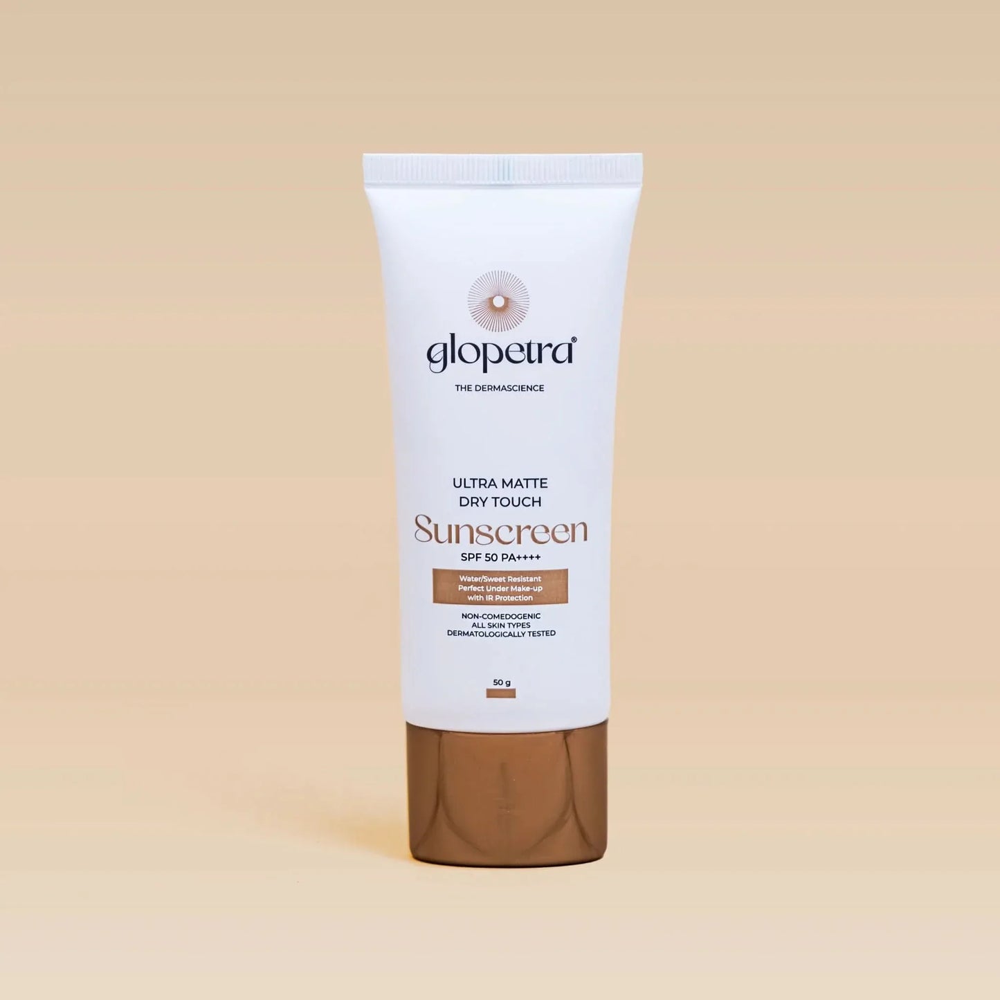 Glopetra Ultra Matte Dry Touch Sunscreen Spf 50 Pa+++ - 50 gm