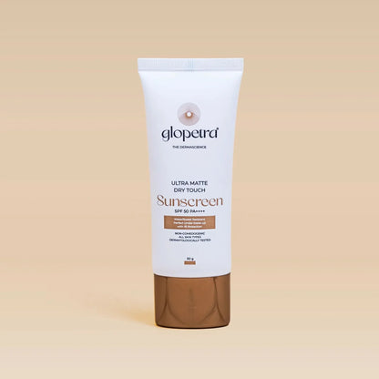 Glopetra Ultra Matte Dry Touch Sunscreen Spf 50 Pa+++ - 50 gm