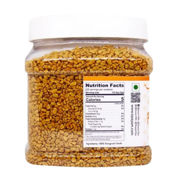 Tassyam Organics Fenugreek Seeds - 650 gm