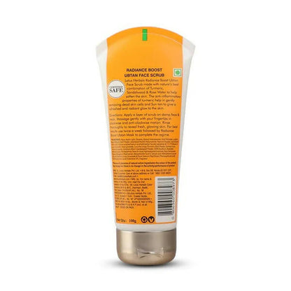 Lotus Herbals Radiance Boost Ubtan Face Scrub - 100 gm