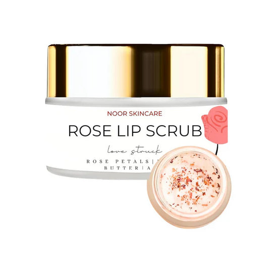 Noor Skincare Rose Lip Scrub - 15 gm