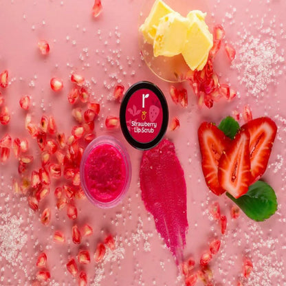 Rivona Naturals Strawberry Lip Scrub - 8 gm