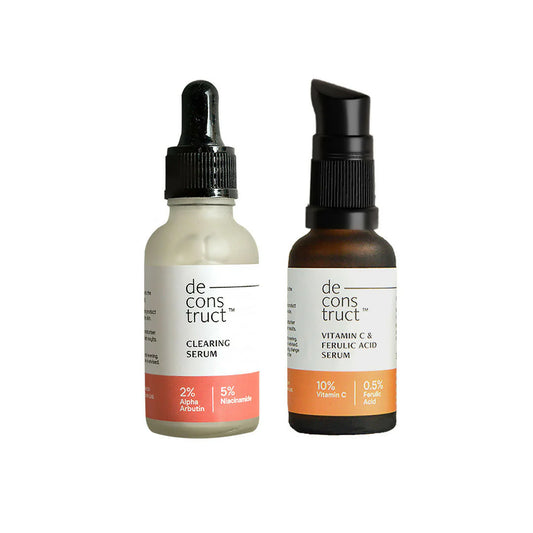 Deconstruct Brightening Duo - Vitamin C Serum + Clearing Serum