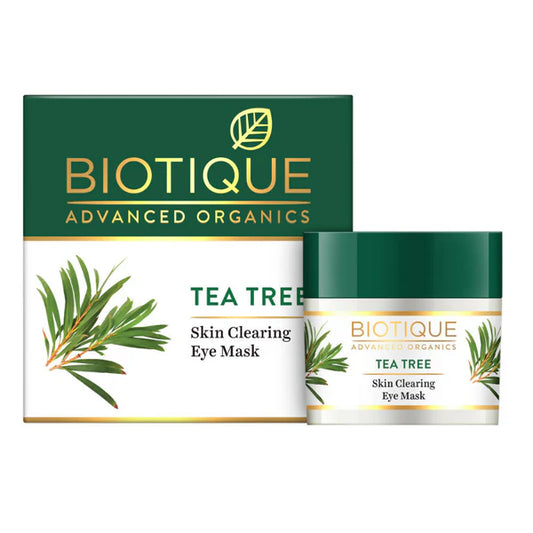 Biotique Advanced Organics Tea Tree Skin Clearing Eye Mask - 15 gm