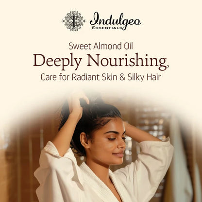 Indulgeo Essentials Cold Pressed Sweet Almond Oil - 100 ml