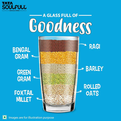 Tata Soulfull Nutri Drink+ For Kids With Millets - Cookie & Cream Flavor - 200 gm