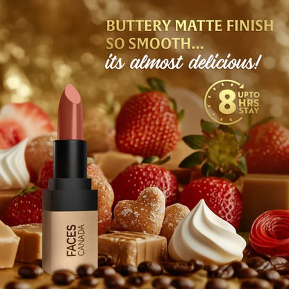 Faces Canada Comfy Matte Velvet Touch Lipstick - Mocha Mousse 14 - 4.2 gm