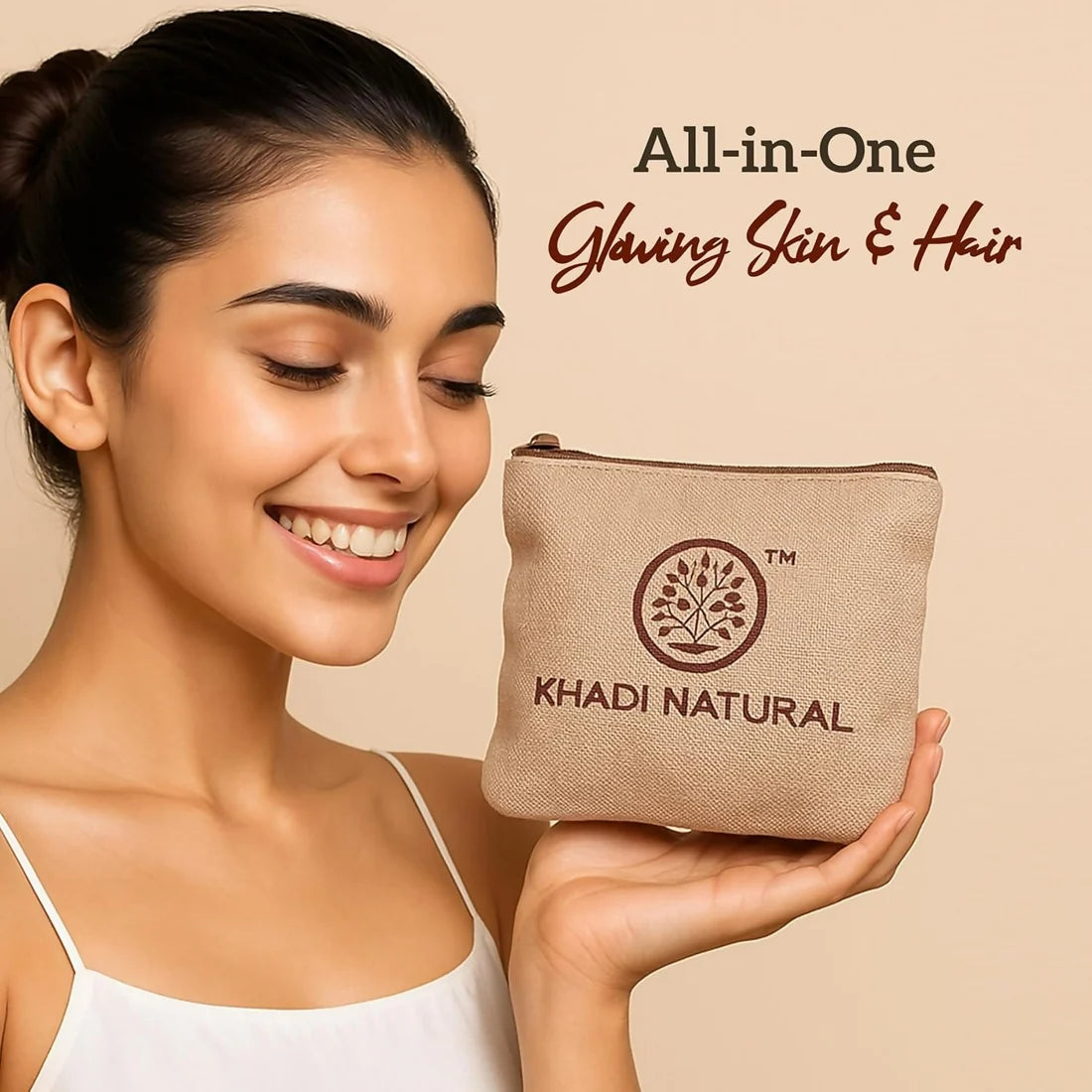 Khadi Natural Travel Kit Skincare & Haircare Essentials On-The-Go - combo