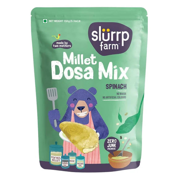 Slurrp Farm Spinach And Beetroot Millet Dosa Mix Combo - combo