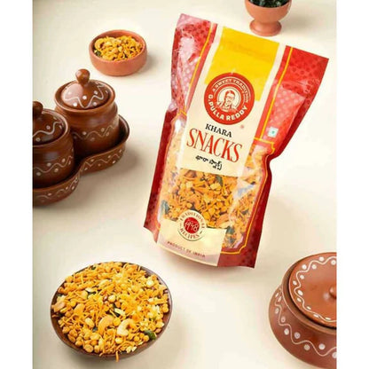 Indian Snacks Pulla Reddy Kaju Mixture | Cashew Mixture Pulla Reddy Sweets Popular Snack - 300 gm