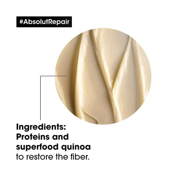 L'Oreal Paris Absolut Repair Hair Mask With Protein & Gold Quinoa - 250 gm