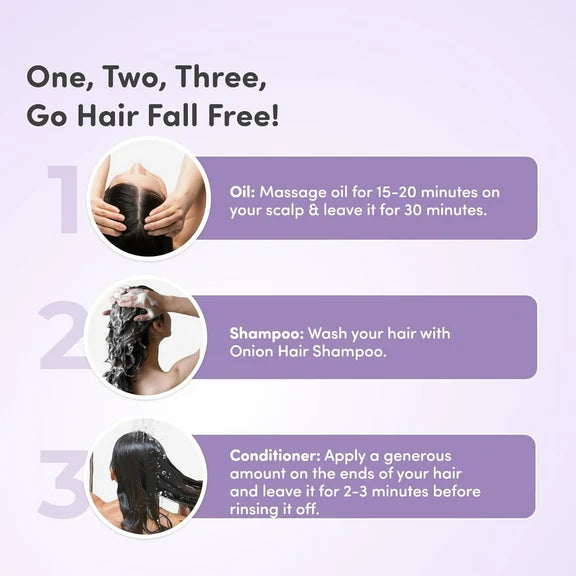 Mylo Care Anti Hairfall Onion Care Kit - Kit