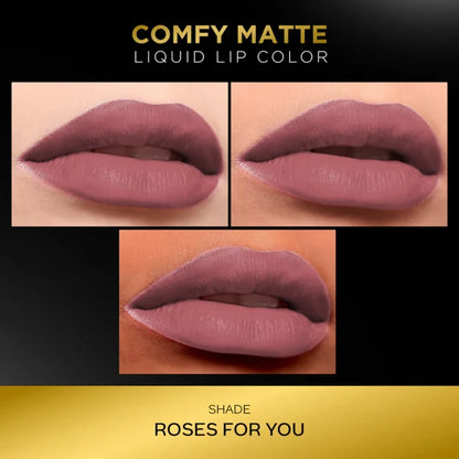Faces Canada Comfy Matte Liquid Lipstick - Roses For You 26 - 3.8 ml