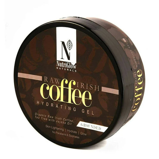 NutriGlow NATURAL'S Coffee Hydrating Gel, Organic Raw Irish Coffee With Tea Tree With Jojoba Oil - 200 gm