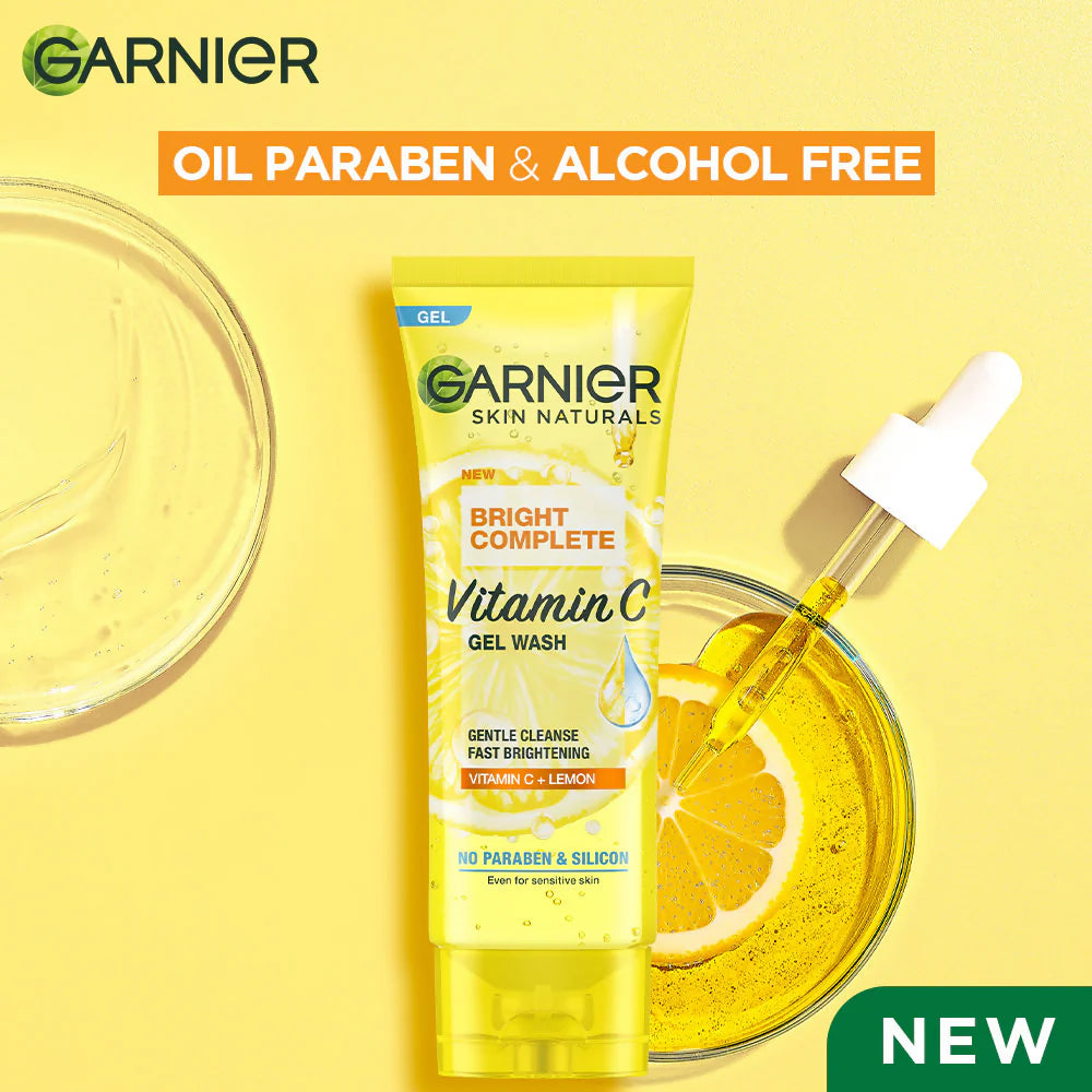 Garnier Skin Naturals Bright Complete Vitamin C Gel Face Wash