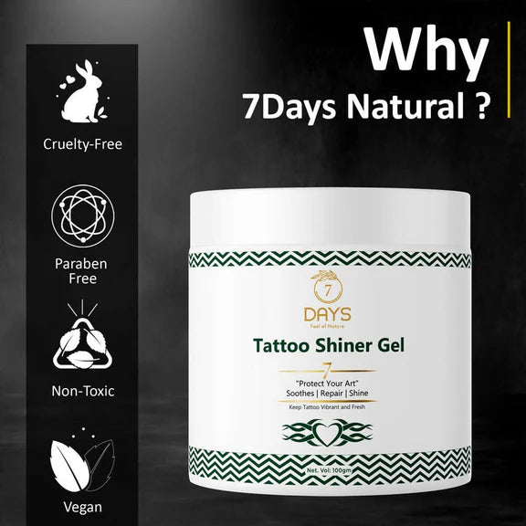 7 Days Tattoo Shiner Gel - 100 gm